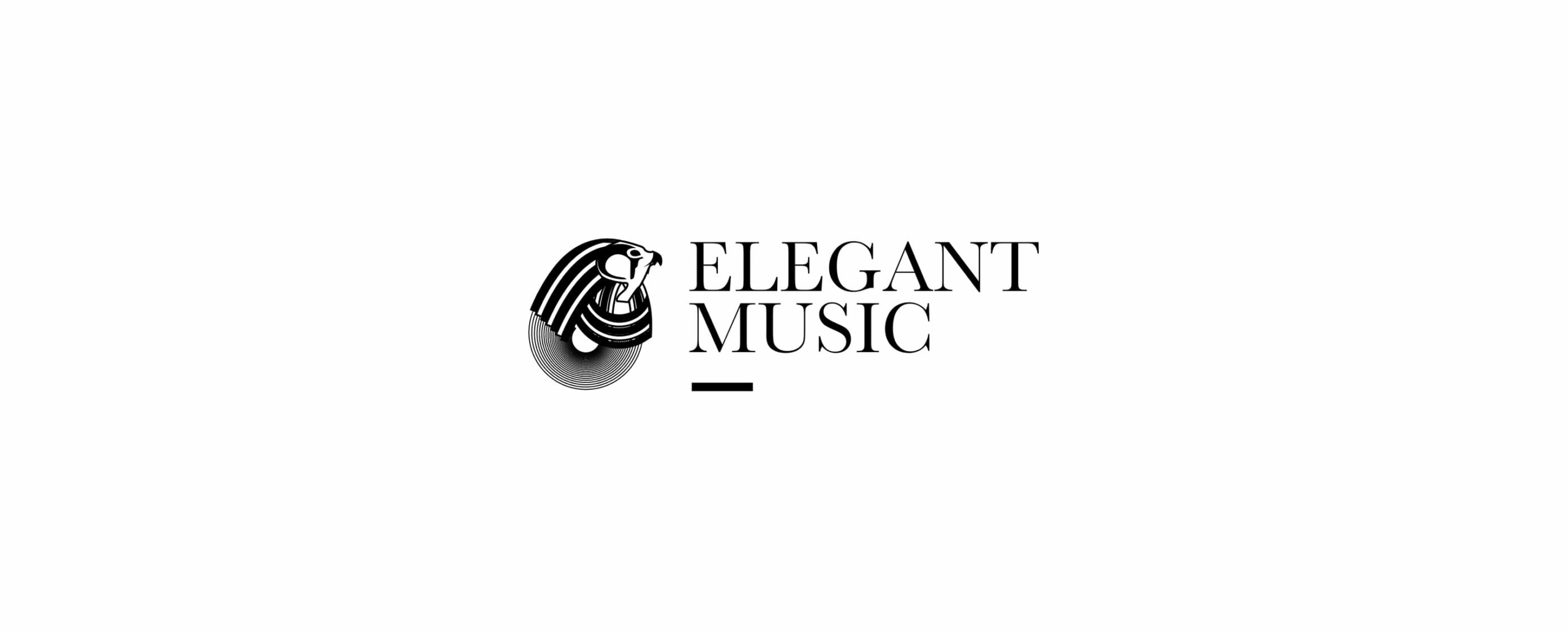 Elegant Music logo concept