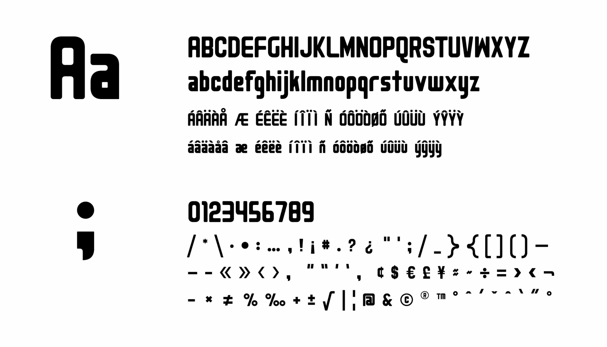 Kalmansk Font Glyphs